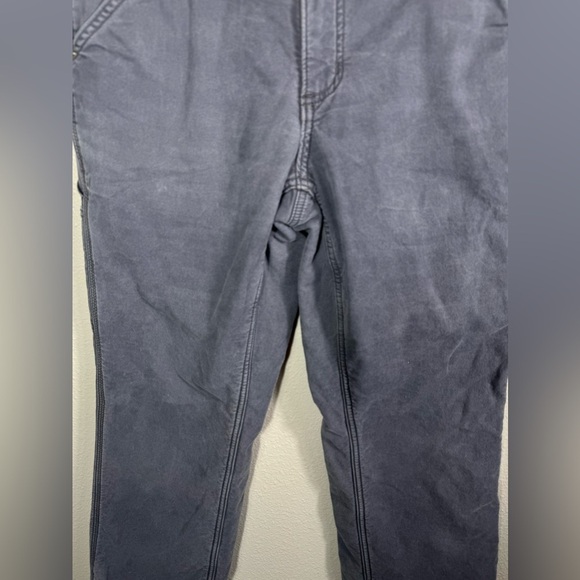 Carhartt Fleece Lined Original Fit 102213 Carpenter Gray Pants Size 10 Short - Picture 14 of 14